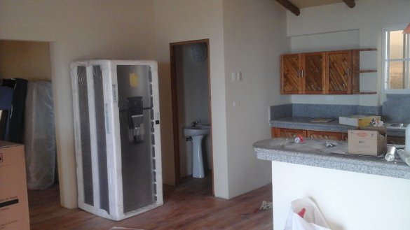 Kitchen/Powder Room in Casita